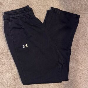 Under Armour Women’s Rival Fleece Black Straight Leg Sweatpants
